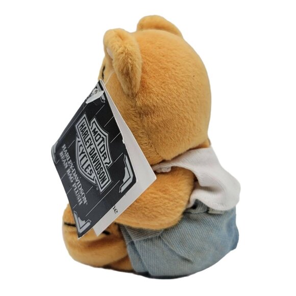 2/$15 Harley Davidson Bear Plush Brown 6" Tank Top Shorts Evo 1998 Hang Tag VTG - Picture 7 of 13